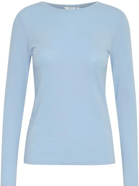 Sky Blue Jersey Basic Tee by B Young