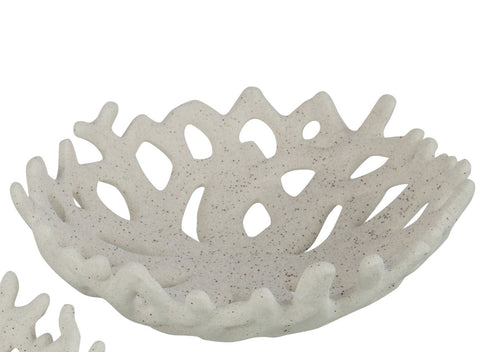 Large Sand Coral Porcelain Bowl