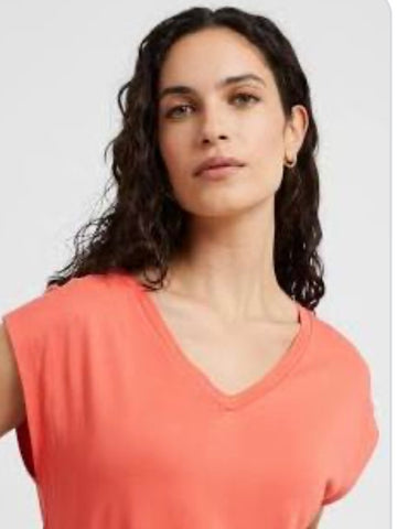 Hot Coral Tee by Great Plains