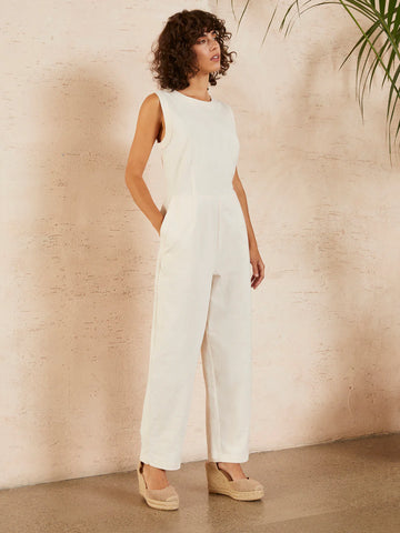 Bright White Jumpsuit By Great Plains