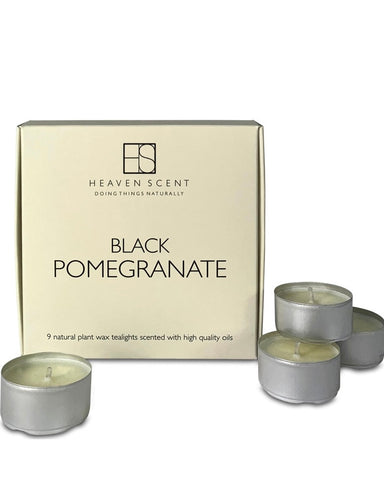 Black Pomegranate Tealights by Heaven Scent