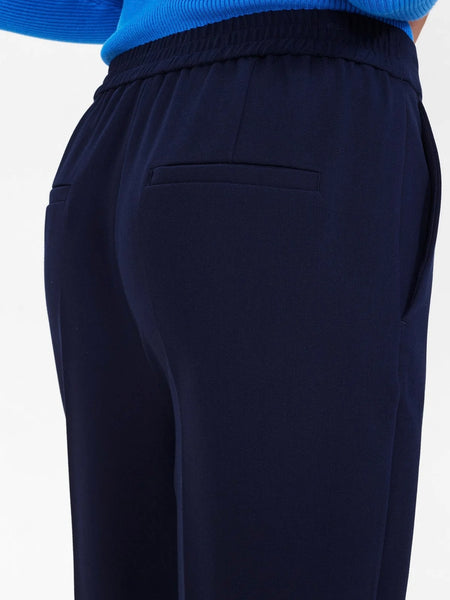 Navy 7/8 Jersey Trousers by Nümph