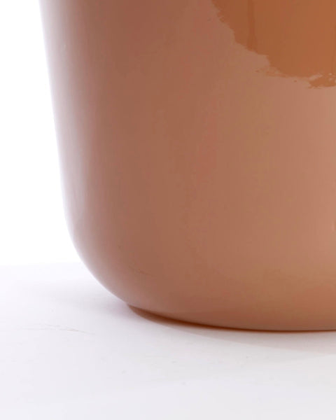 Shiny Caramel Glass Vase