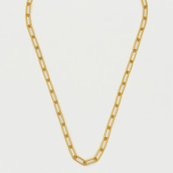 Paperclip Chain - Gold Plated - by Estella Bartlett