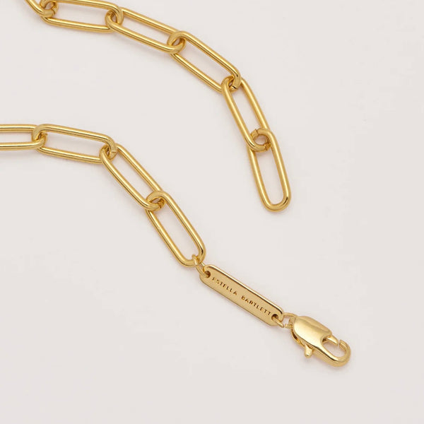 Paperclip Chain - Gold Plated - by Estella Bartlett