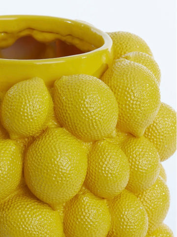 Small Yellow Lemon Vase