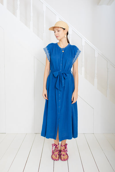 Ava French Blue Dress By Bonté