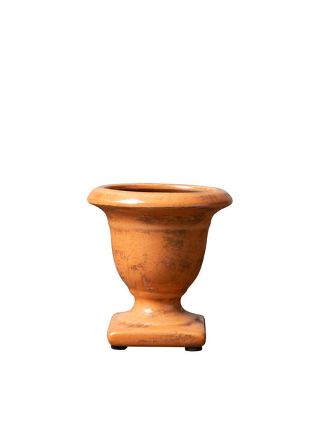 Small Orange Glazed Vase