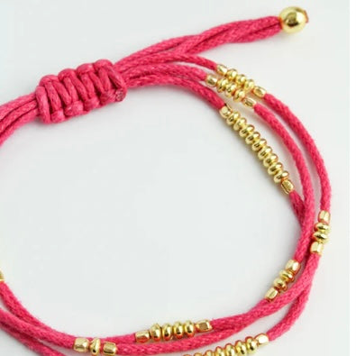 Pink & Gold Bracelet by My Doris
