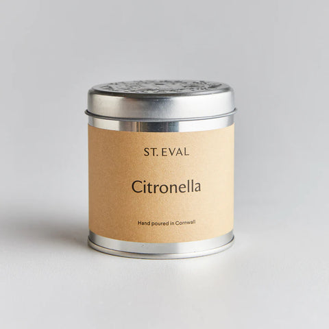 St Eval Citronella Candle Tin