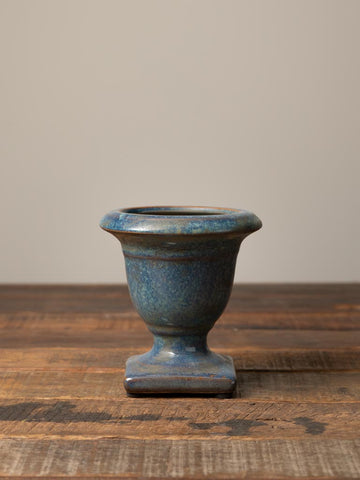 Small Grey Blue Glazed Vase