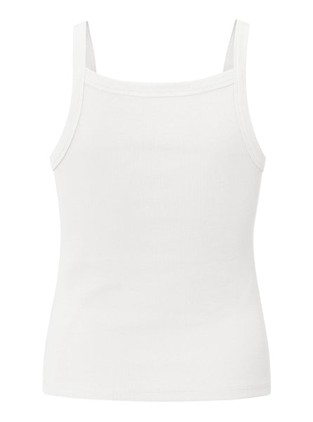 White Rib Vest by Yaya