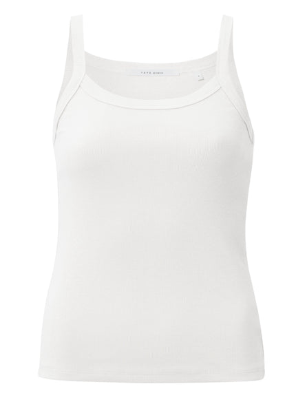 White Rib Vest by Yaya