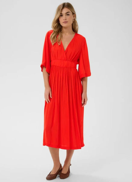 Red Summer Dress by Saint Tropez