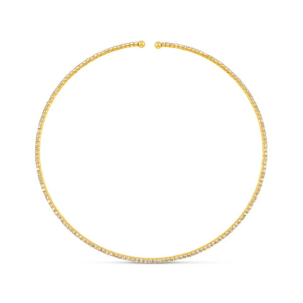 Crystal Tennis Choker Necklace
