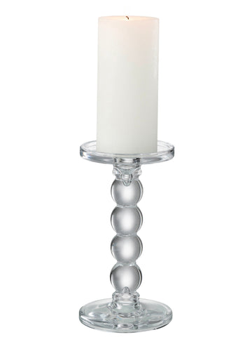 Large Bubble Glass Candle Holder