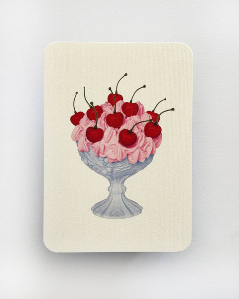 Strawberry Chantilly Cream Greeting Card | Birthday Card