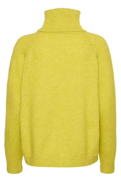 Lime Super Soft Polo Knit by Saint Tropez