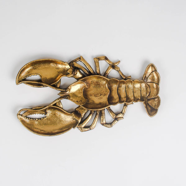 Gold Lobster Tray Objet