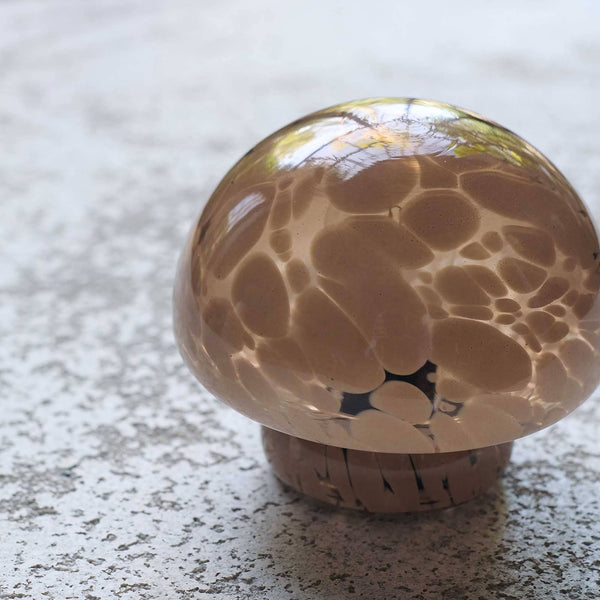 Caramel Mushroom Table Lamp