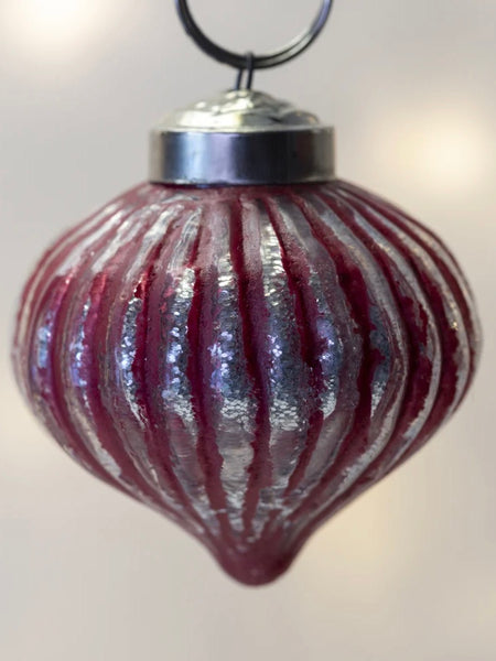 Pink Glitter Mini Onion Decoration