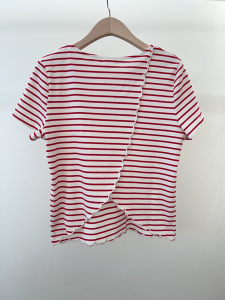Red Stripe T Shirt By Lili and Lala