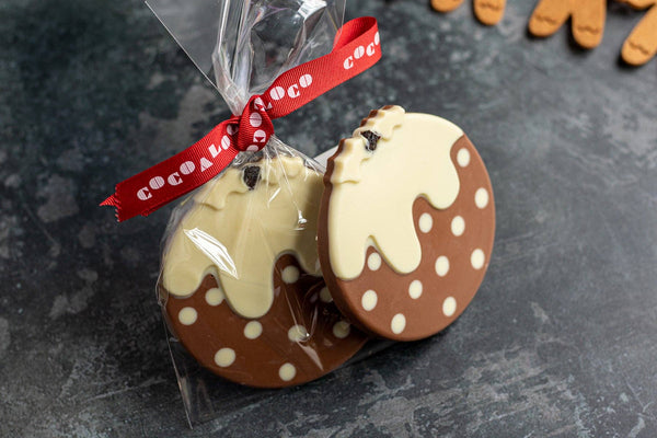 Milk & White Chocolate Christmas Pudding – 70g