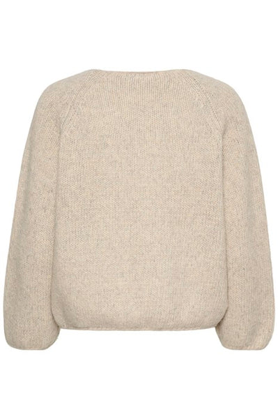 Beige Boxy Jumper by Saint Tropez