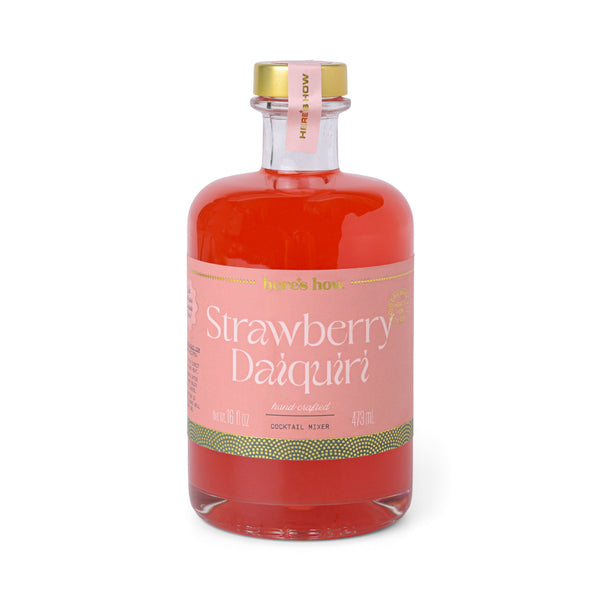 Here's How Strawberry Daiquiri Cocktail Mixer 500mld