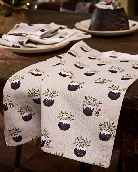 Christmas Puddings Napkin