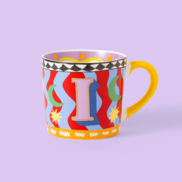 Alphabet Mugs by Eleanor Bowmer