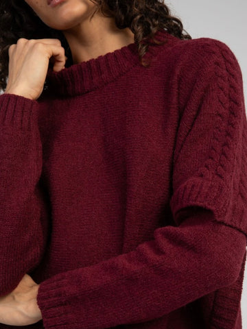 Burgundy Knit by An’ge