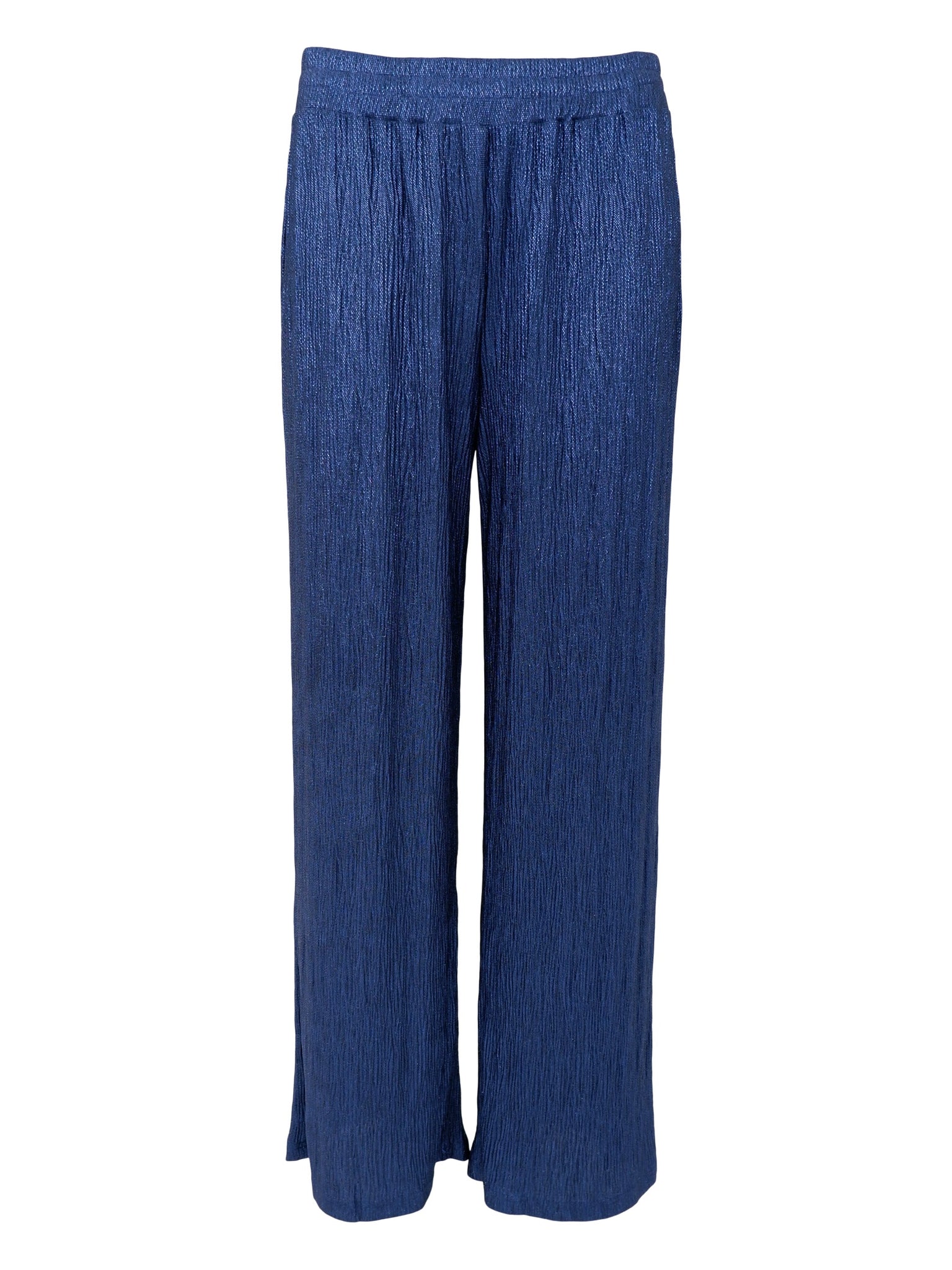 Blue Shimmer Trousers by Black Colour