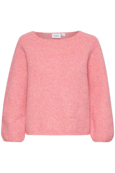 Rose Pink Boxy Jumper by Saint Tropez