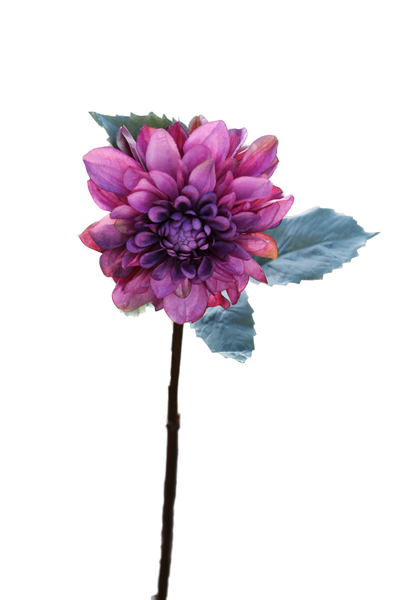 Artificial Mauve Dahlia large Silk Flower Stem