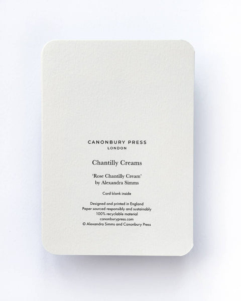 Rose Chantilly Cream Greeting Card | Birthday Card