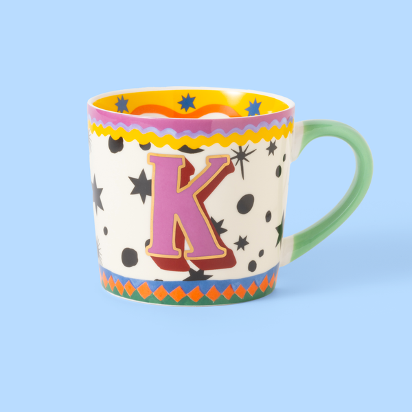 Alphabet Mugs by Eleanor Bowmer