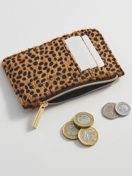 Cheetah Print Rectangle Card Purse by Estella Bartlett