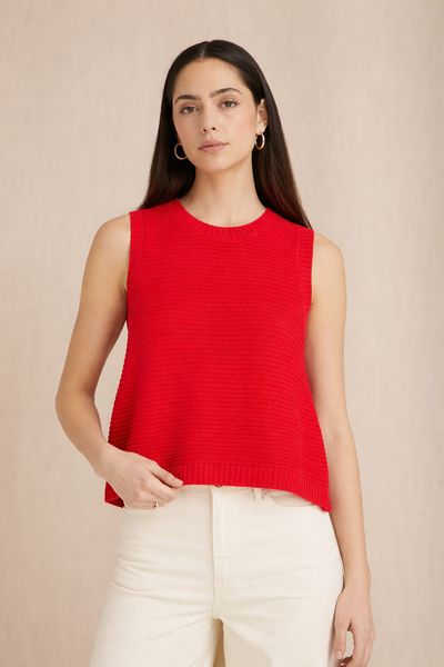 Red Bow Back Knit by Ichi