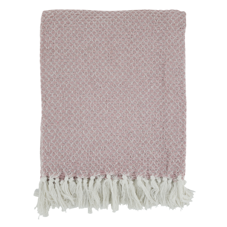Rose Recycled Cotton Throw