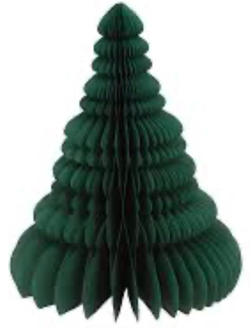 Supersized Forest Green Honeycomb Tree Paper Decoration (70cm)