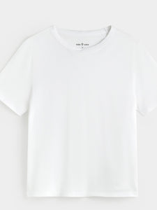 White Basic Soft Cotton T-Shirt by Ese O Ese