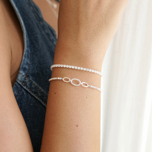 Silver Plated Link Bracelet by Estella Bartlett