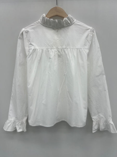 White Frill Shirt by Lili and Lala