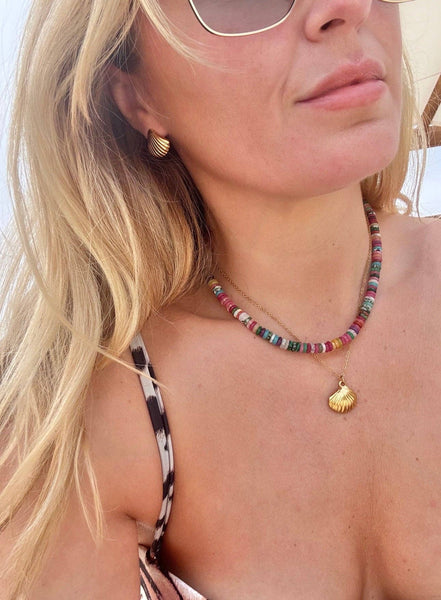 The Shell Shore Gold Plated Waterproof Necklace