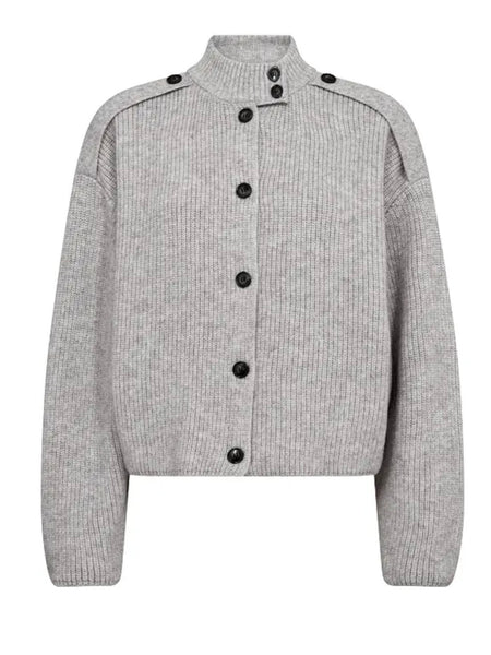 Dove Grey Utility Cardigan by Co Couture