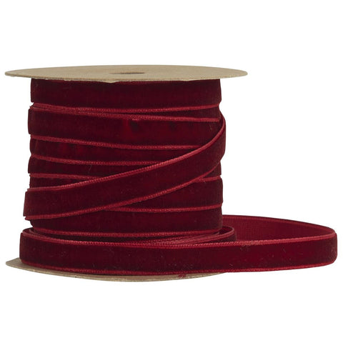 Velvet Bordeaux Ribbon (10 Metre)