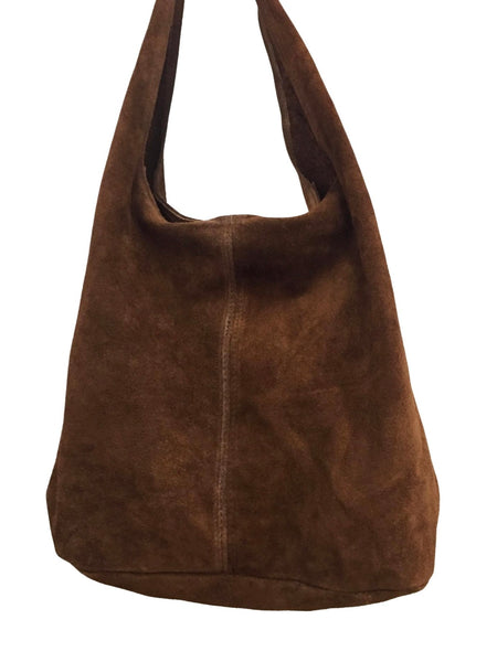 Tan Suede Work Bag