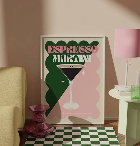 A3 Espresso Martini Cocktail Print