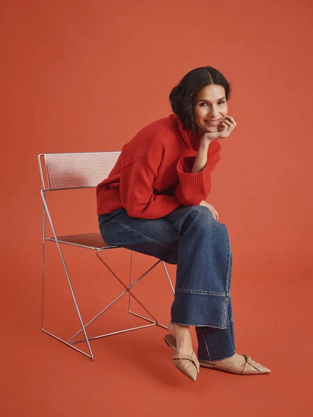 Red Polo Jumper By Saint Tropez